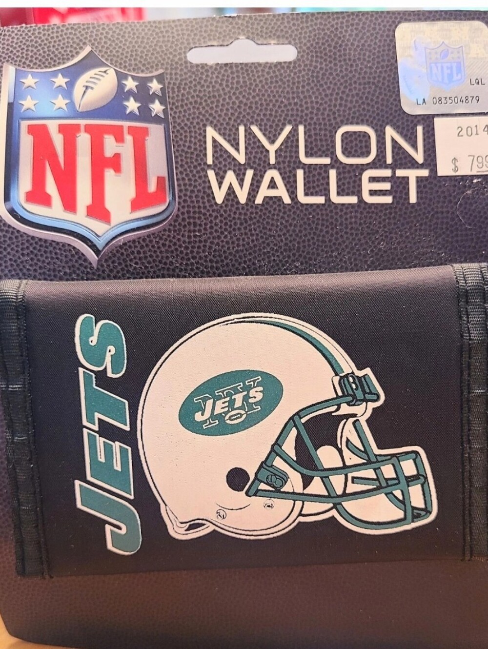 NEW YORK JETS nos Football NYLON WALLET NEW Officially Licensed Gear